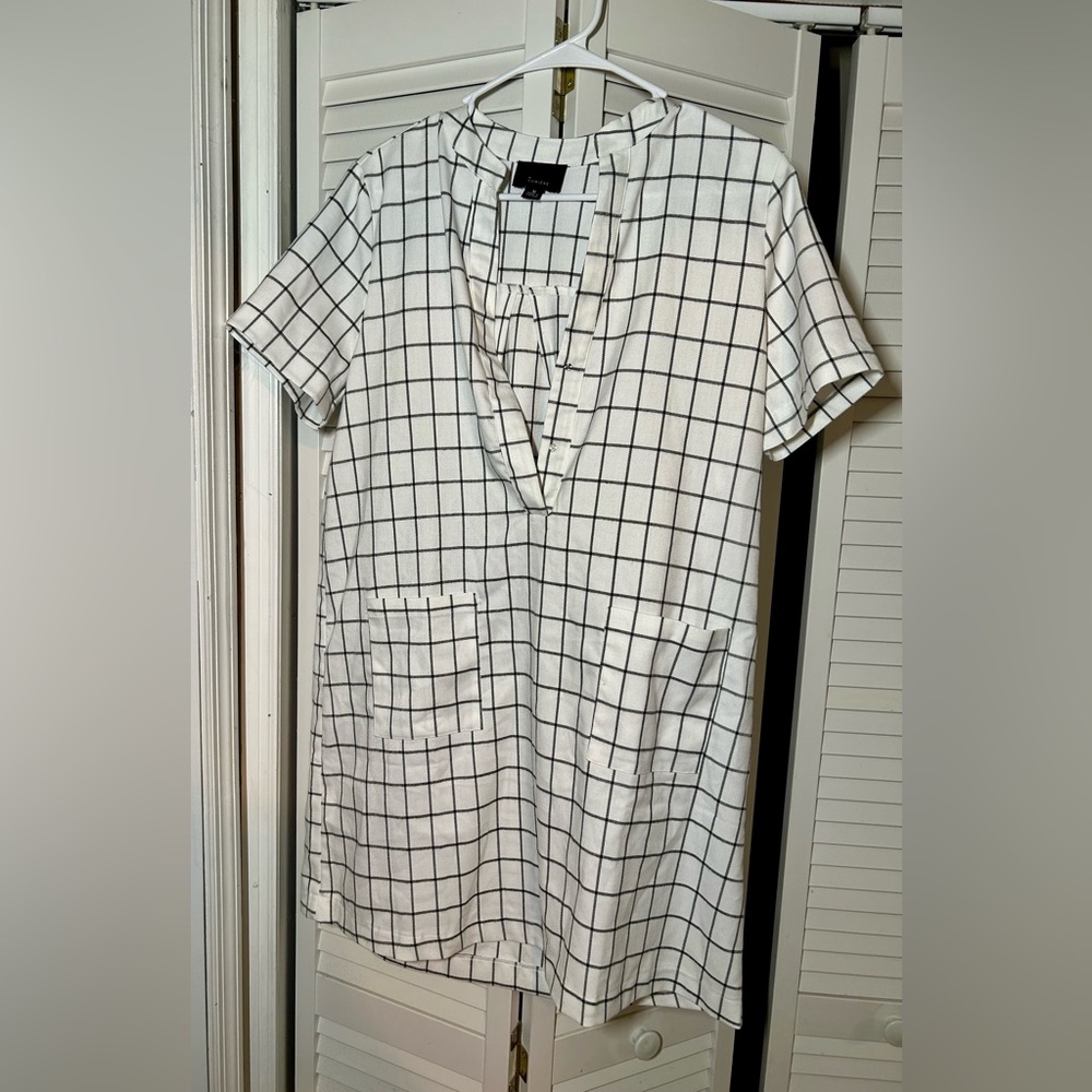 Lumiere Womens Short Sleeve Tunic Top Flowy Blouse Sz M Lightweight